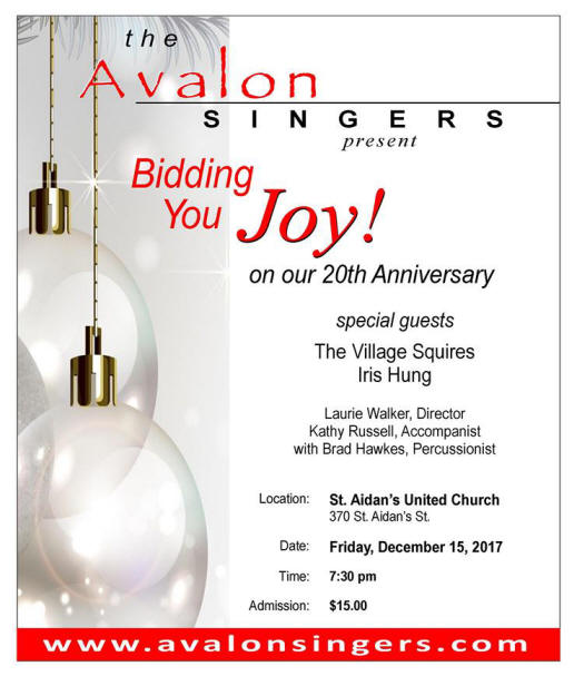 Avalon Singers Winter Concert 2017